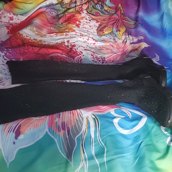 KNEE HIGH RHINESTONE SNEAKERS - Picture 7 of 15